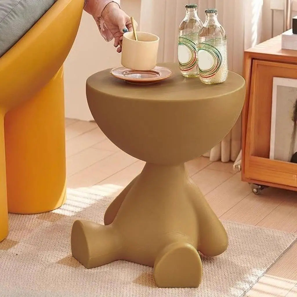 Bear Side Table with Storage