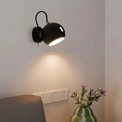 Nordic Adjustable Dome Wall Lamp