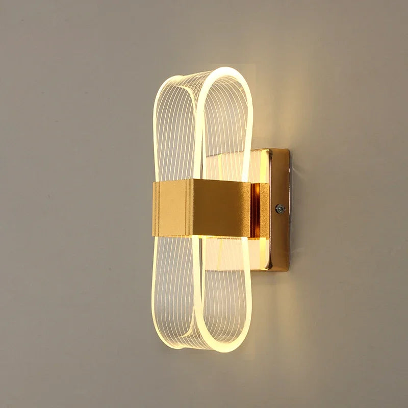Nordic Looped Aluminium Wall Lamp