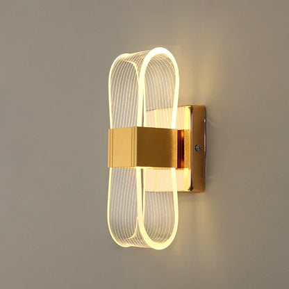 Nordic Looped Aluminium Wall Lamp