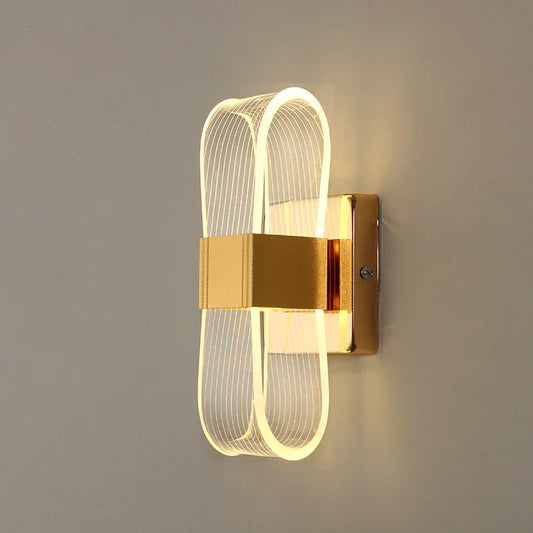 Nordic Looped Aluminium Wall Lamp