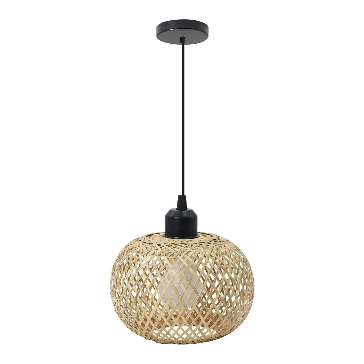 Natura Woven Bamboo Ceiling Lamp