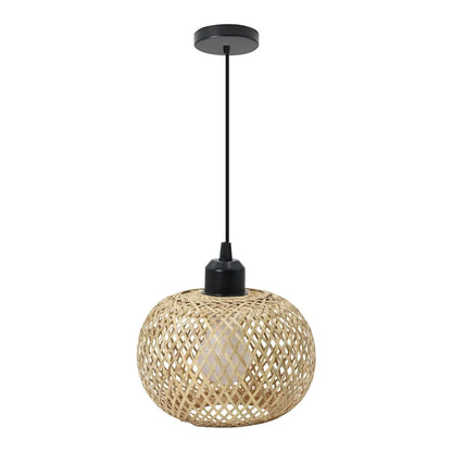 Natura Woven Bamboo Ceiling Lamp