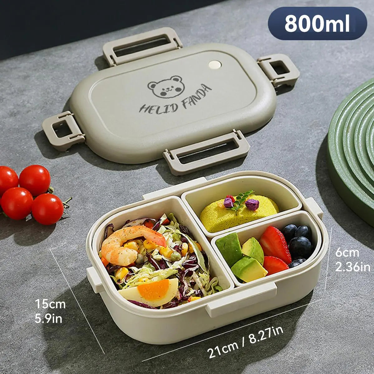FreshMate 3-Compartment Bento