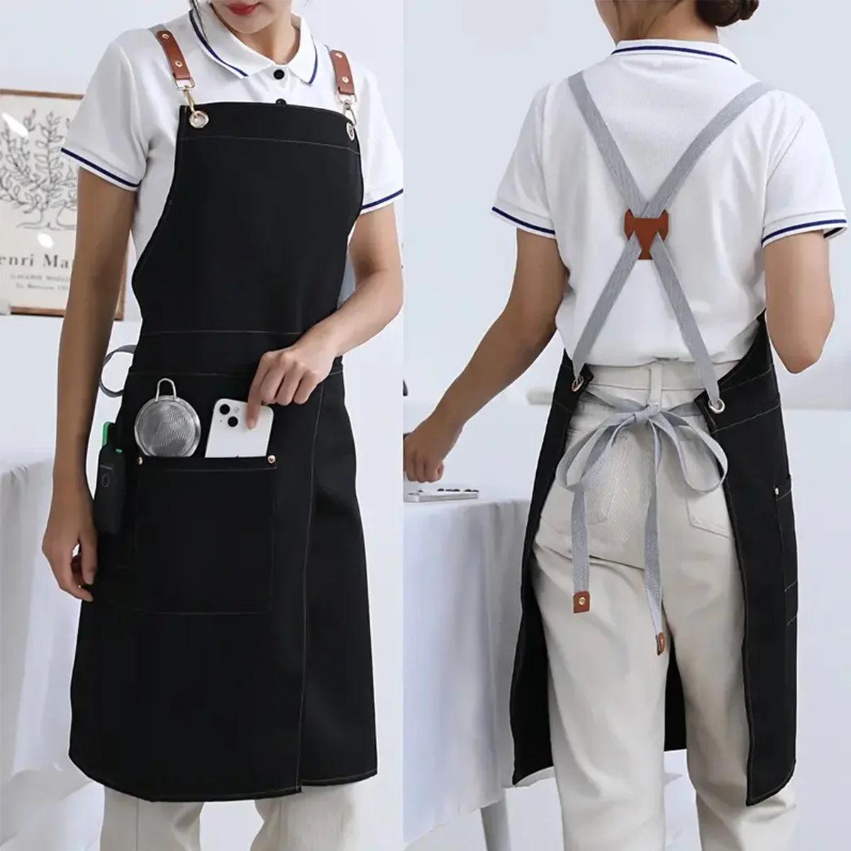 WorkEase Split Skirt Apron