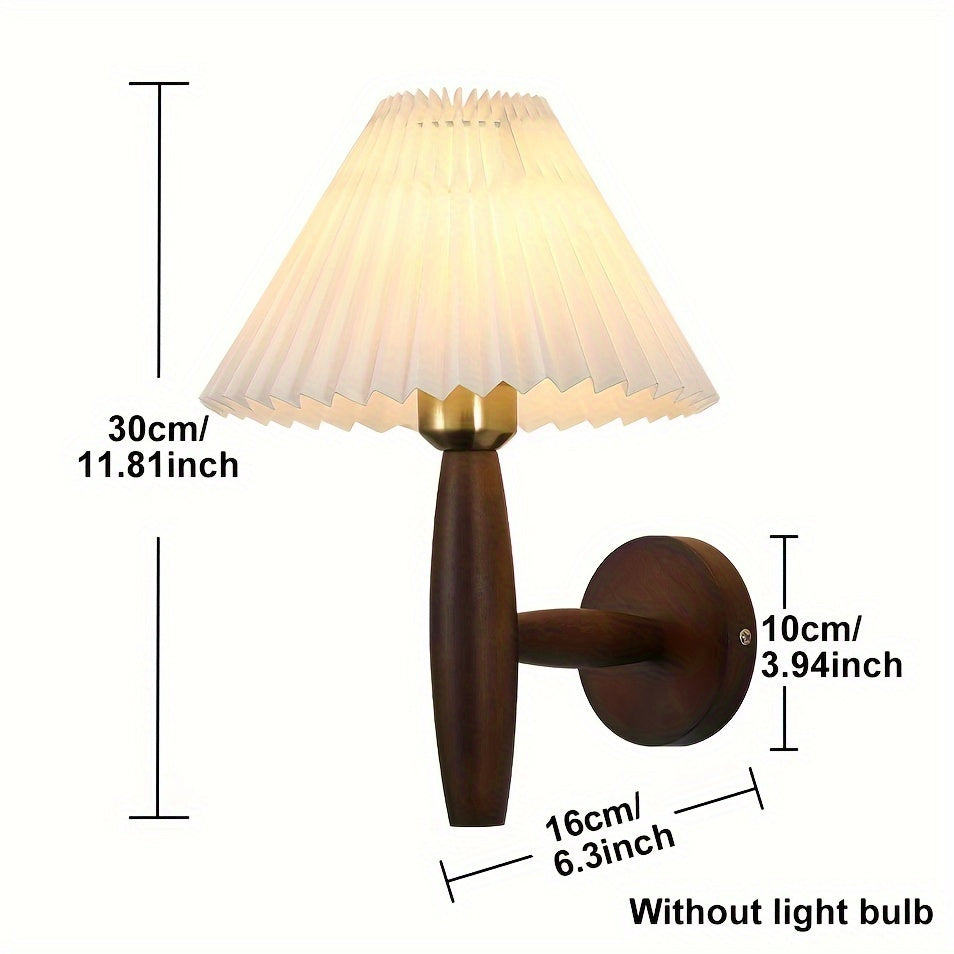 Nordic Pleated Shade Wall Sconce