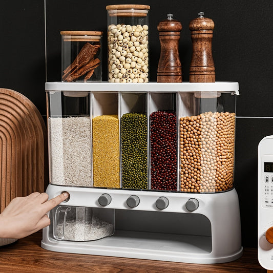 Five-Compartment Grain Dispenser