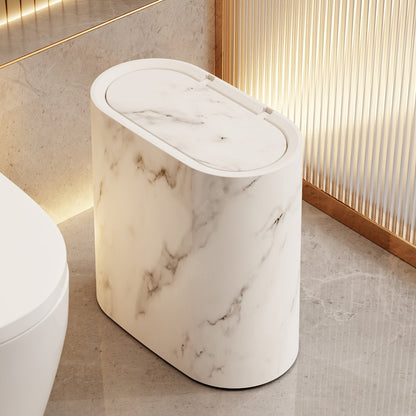 Marble Effect Bin with Lid