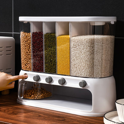 Five-Compartment Grain Dispenser