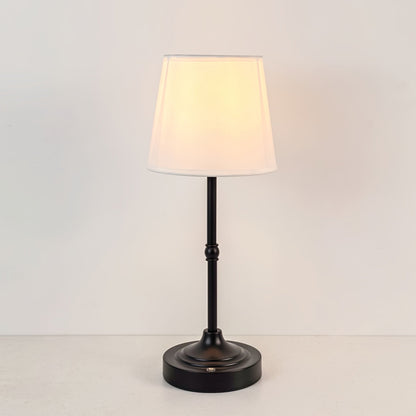 Cordless Brushed Metal Table Lamp