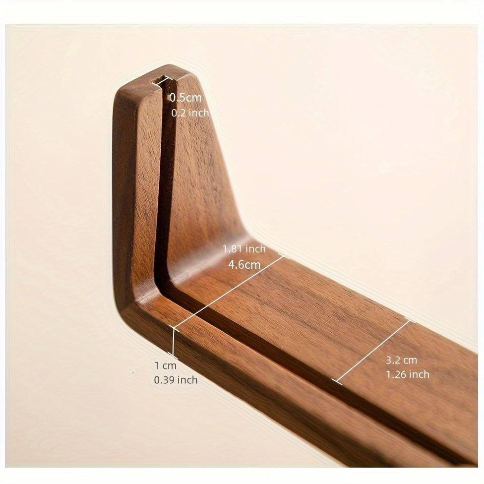U-Shaped Acrylic and Wood Frame
