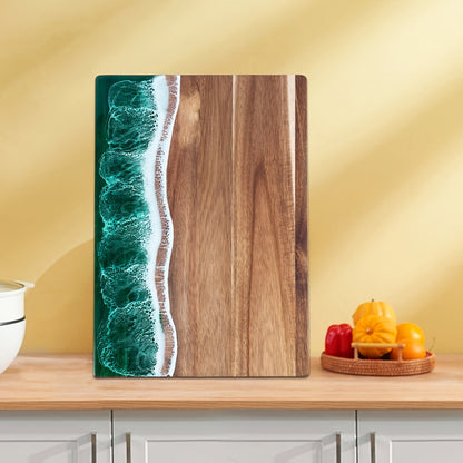 Wave Resin Acacia Serving Board