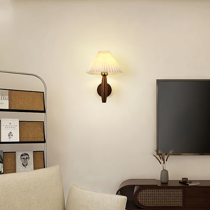 Nordic Pleated Shade Wall Sconce
