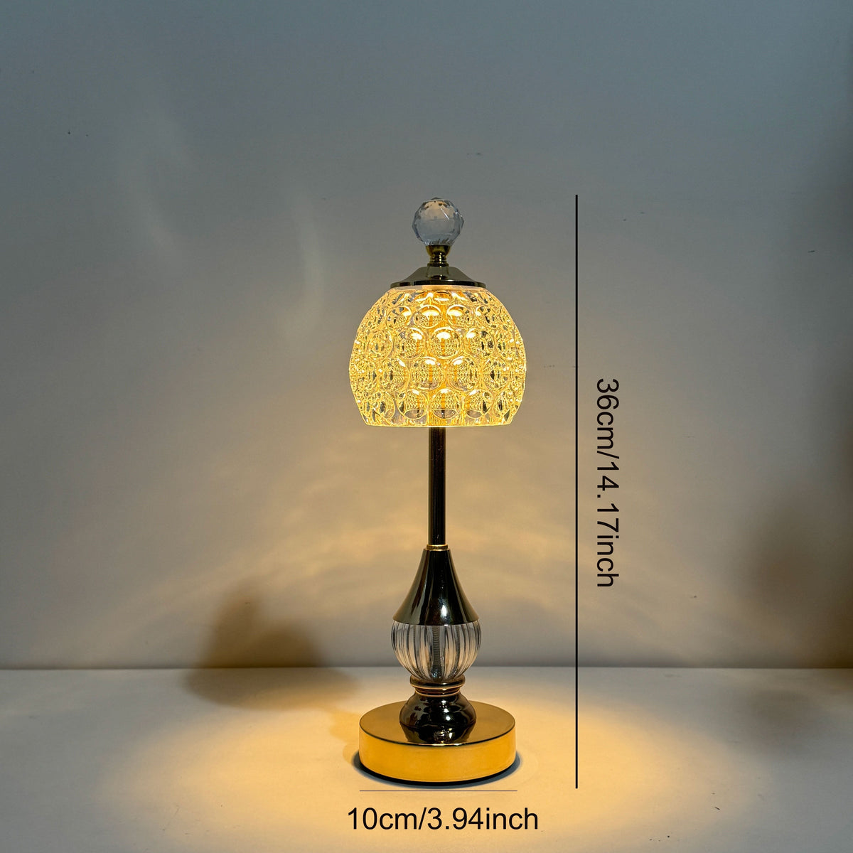 Crystal Touch Rechargeable Lamp