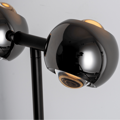 Dual Head Arc Floor Lamp