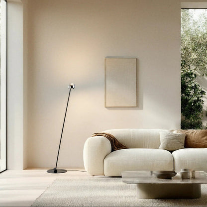 Dual Head Arc Floor Lamp