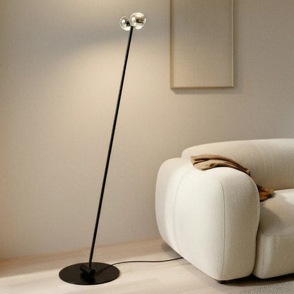 Dual Head Arc Floor Lamp