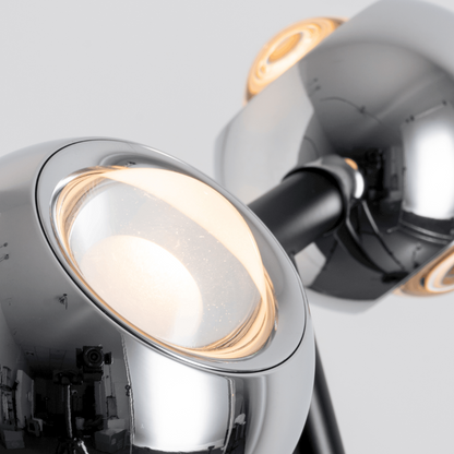 Dual Head Arc Floor Lamp