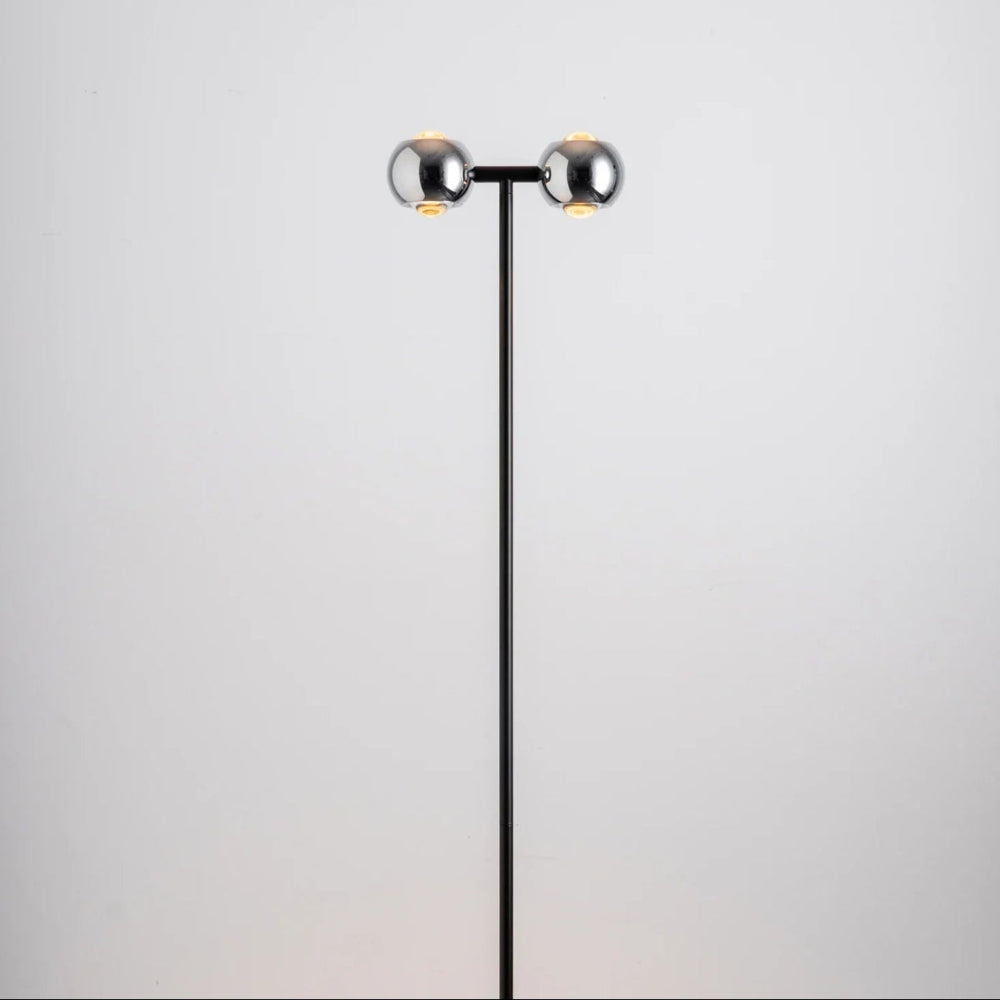 Dual Head Arc Floor Lamp