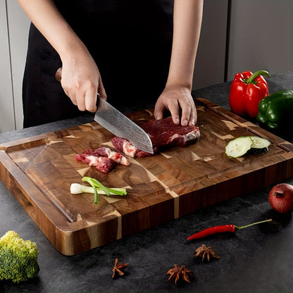 Acacia End Grain Chopping Block
