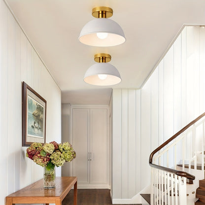 Matte Semi-Flush Ceiling Lamp