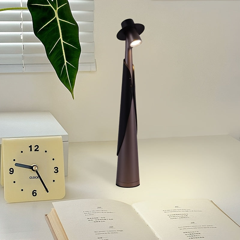 Hat Figure Rechargeable Desk Lamp