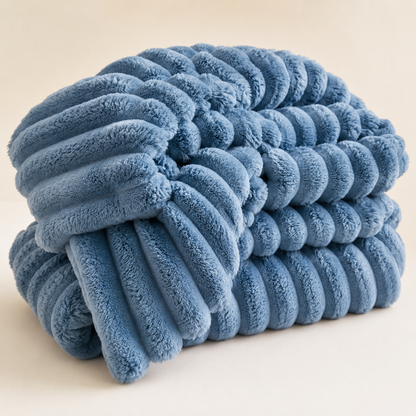 Faux Fur Plush Throw Blanket