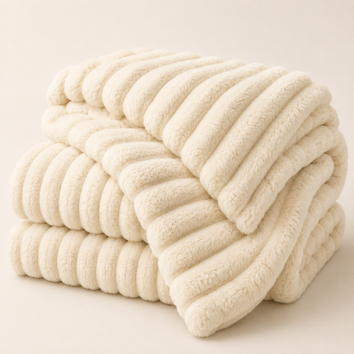 Faux Fur Plush Throw Blanket