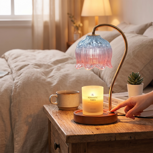 Petal Glass Candle Warmer Lamp