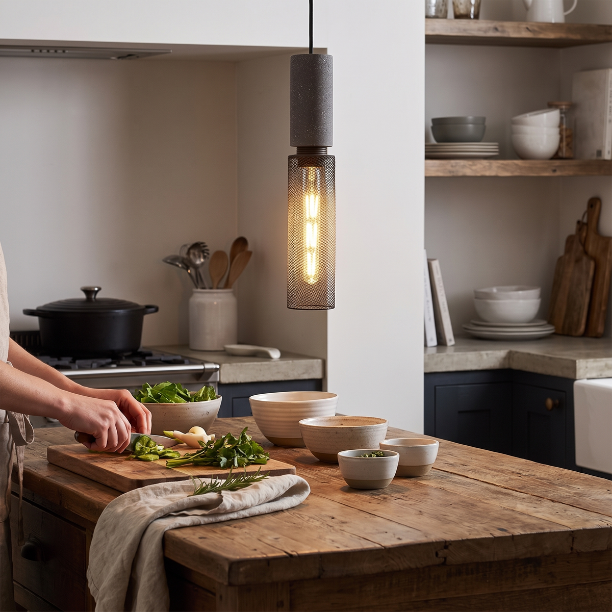 Urban Concrete Pendant Light