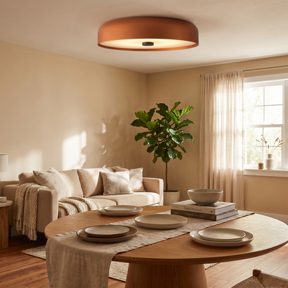 Nordic Retro Flush Ceiling Light