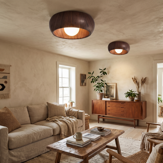 Albanora Wooden LED Ceiling Lamp