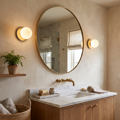 Nordic Globe Glass Wall Lamp