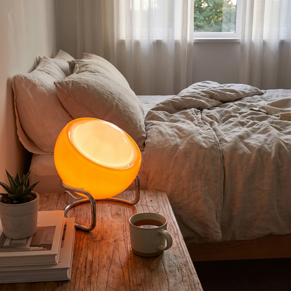 Bauhaus Tinted Glass Table Lamp