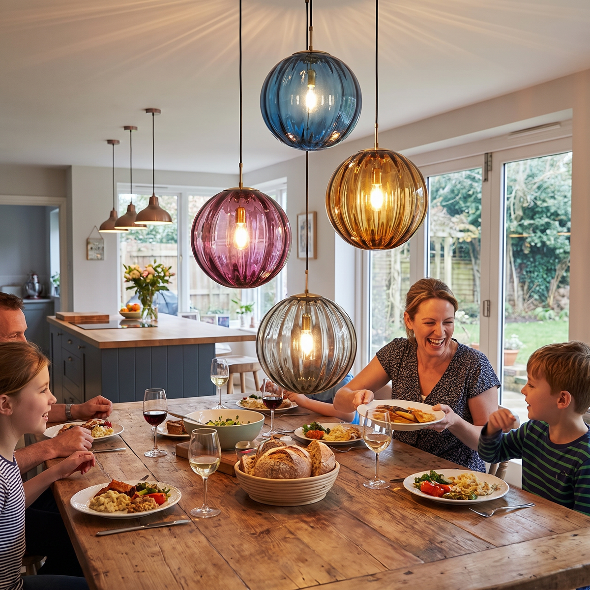 Glass Ball Nordic Pendant Light