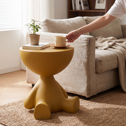Bear Side Table with Storage