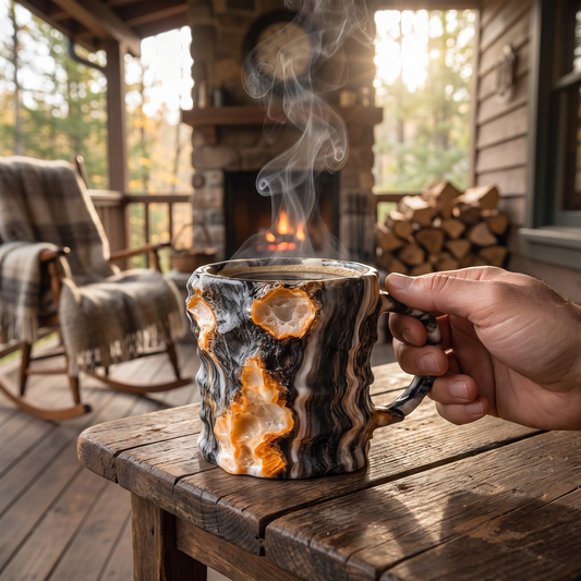 Resin Crystal Tea Mug