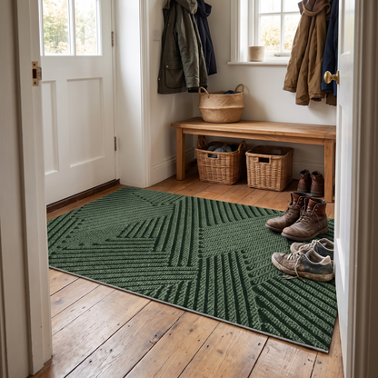 Non-Slip Dirt-Trap Door Mat