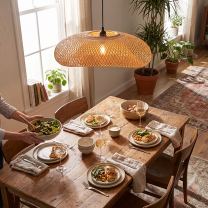 BambooBoho Rattan Lampshade