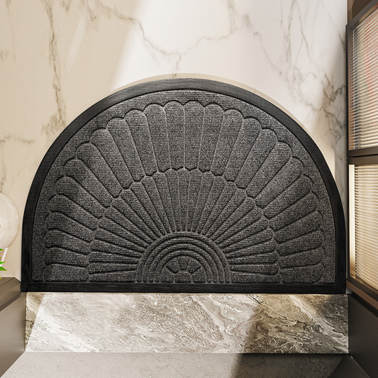 Semi-Circular Non-Slip Door Mat