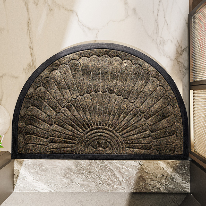 Semi-Circular Non-Slip Door Mat