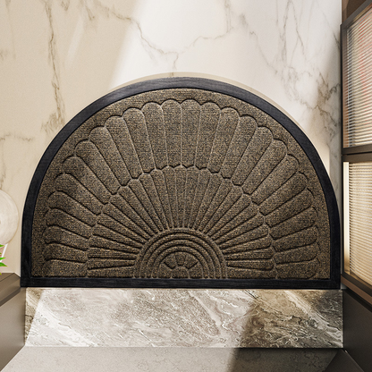 Semi-Circular Non-Slip Door Mat