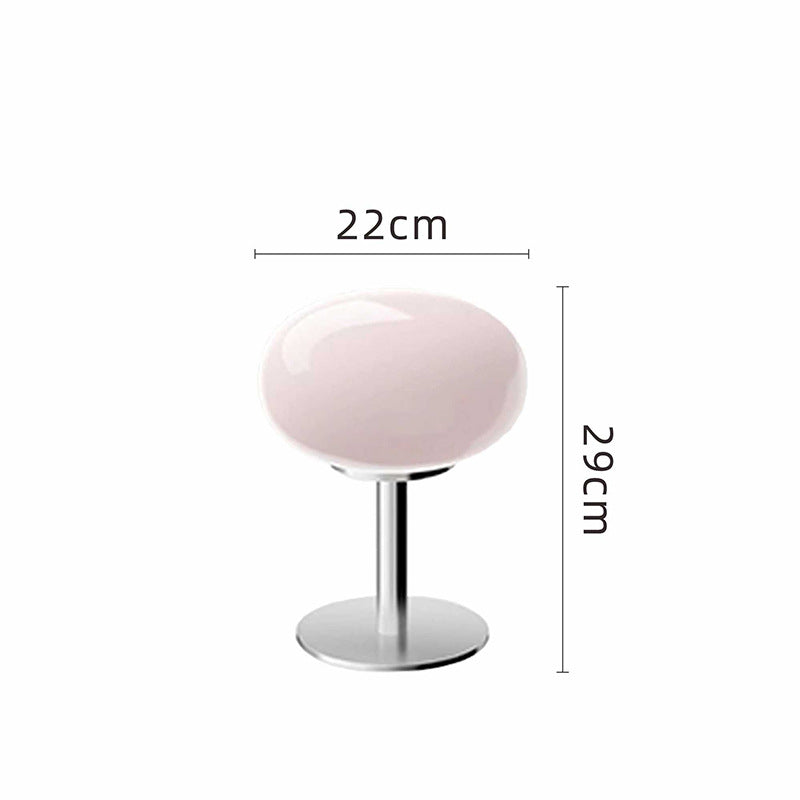 Italian Glass Egg Table Lamp