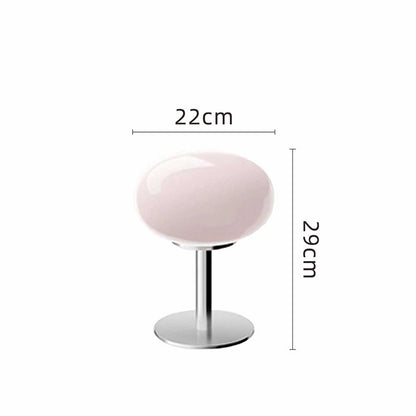 Italian Glass Egg Table Lamp