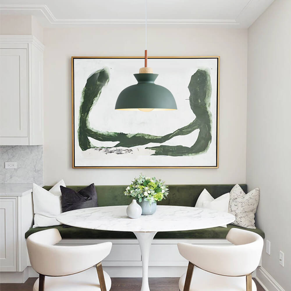 Scandinavian Metal Dome Pendant