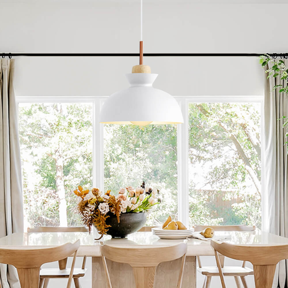 Scandinavian Metal Dome Pendant