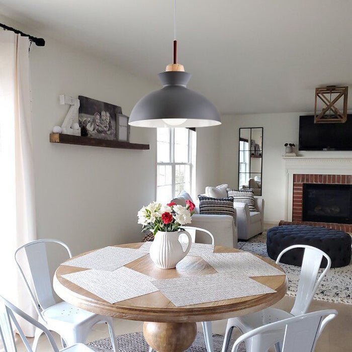 Scandinavian Metal Dome Pendant