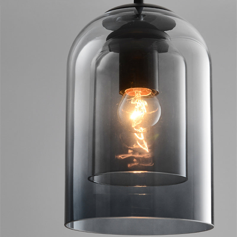 Coloured Glass Pendant Lamp