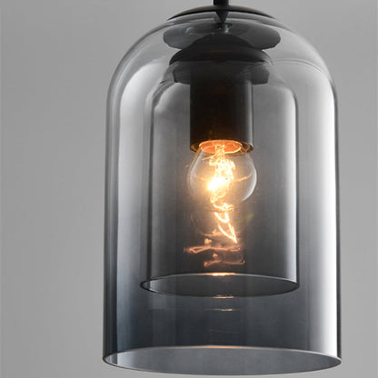 Mica Double Glass Pendant Lamp