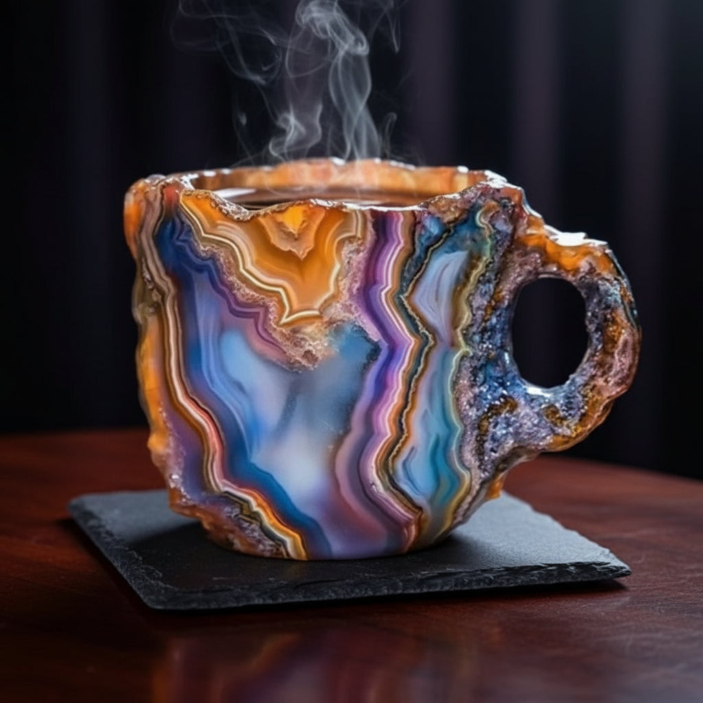 Resin Crystal Tea Mug